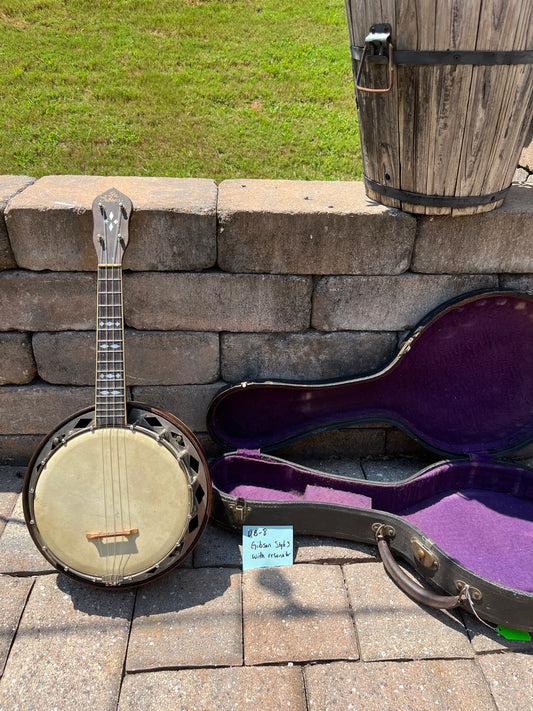 Vintage Gibson Ukulele Banjo Style 3 with Resonator