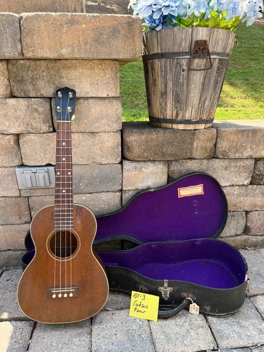 Vintage Gibson TU-3 Tenor Ukulele late 40’s early 1950’s
