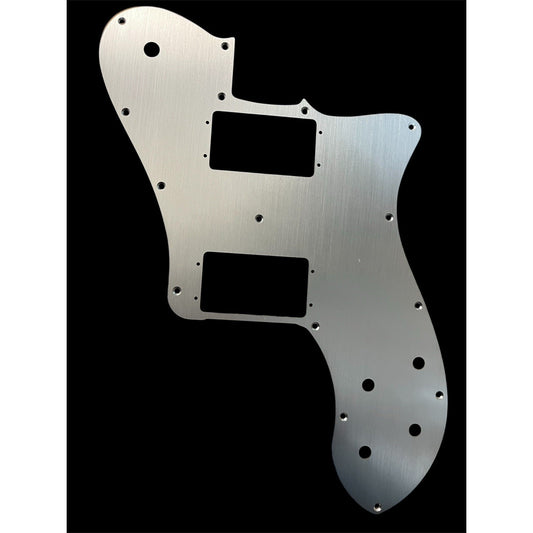 New Silver Brushed Anodized Aluminum Telecaster Deluxe Electric Guitar Pickguard
