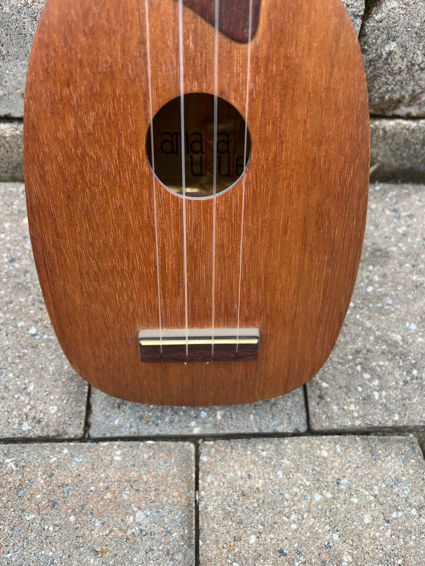 Vintage 1980s Kamaka Pineapple Mahogany Ukulele