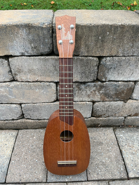 Vintage 1980s Kamaka Pineapple Mahogany Ukulele