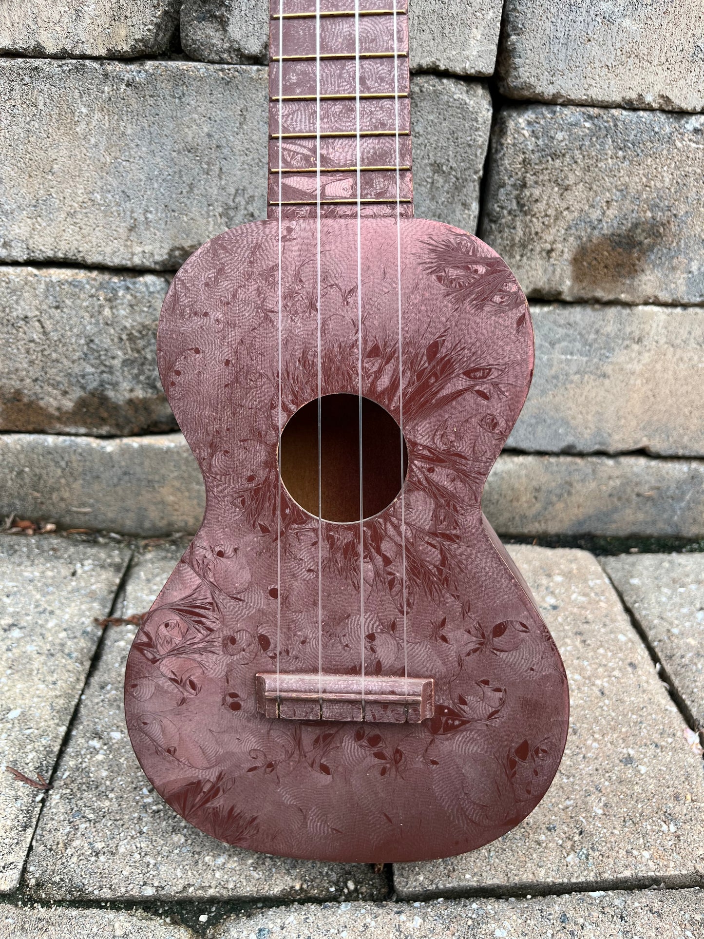 Vintage Regal Purple Crystal Ukulele