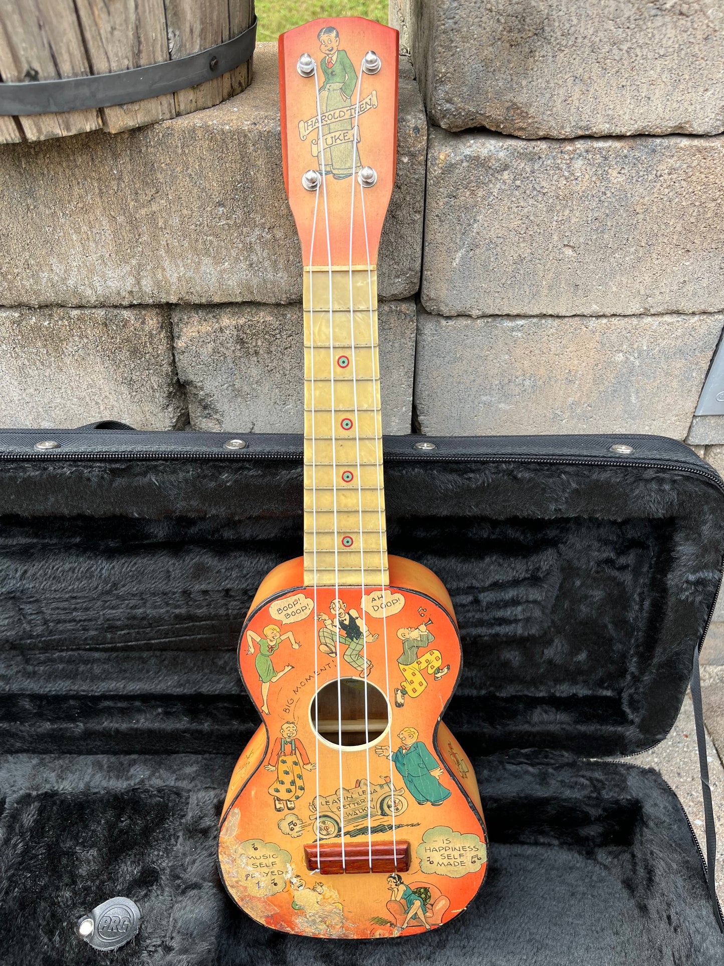 Vintage 1920’s Harmony Harold Teen Sunburst Ukulele