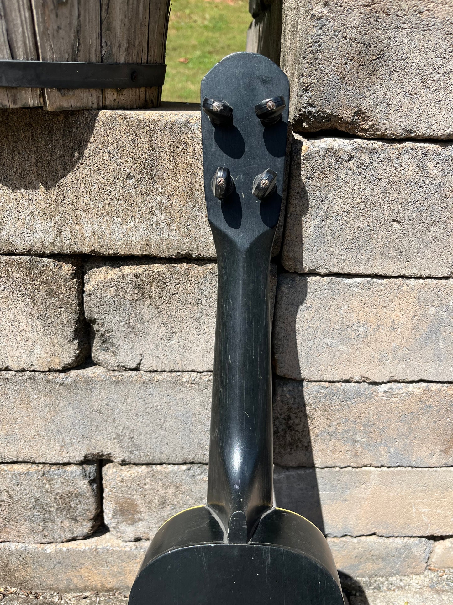 Vintage Carson J Robison Cowboy Stencil’d Ukulele