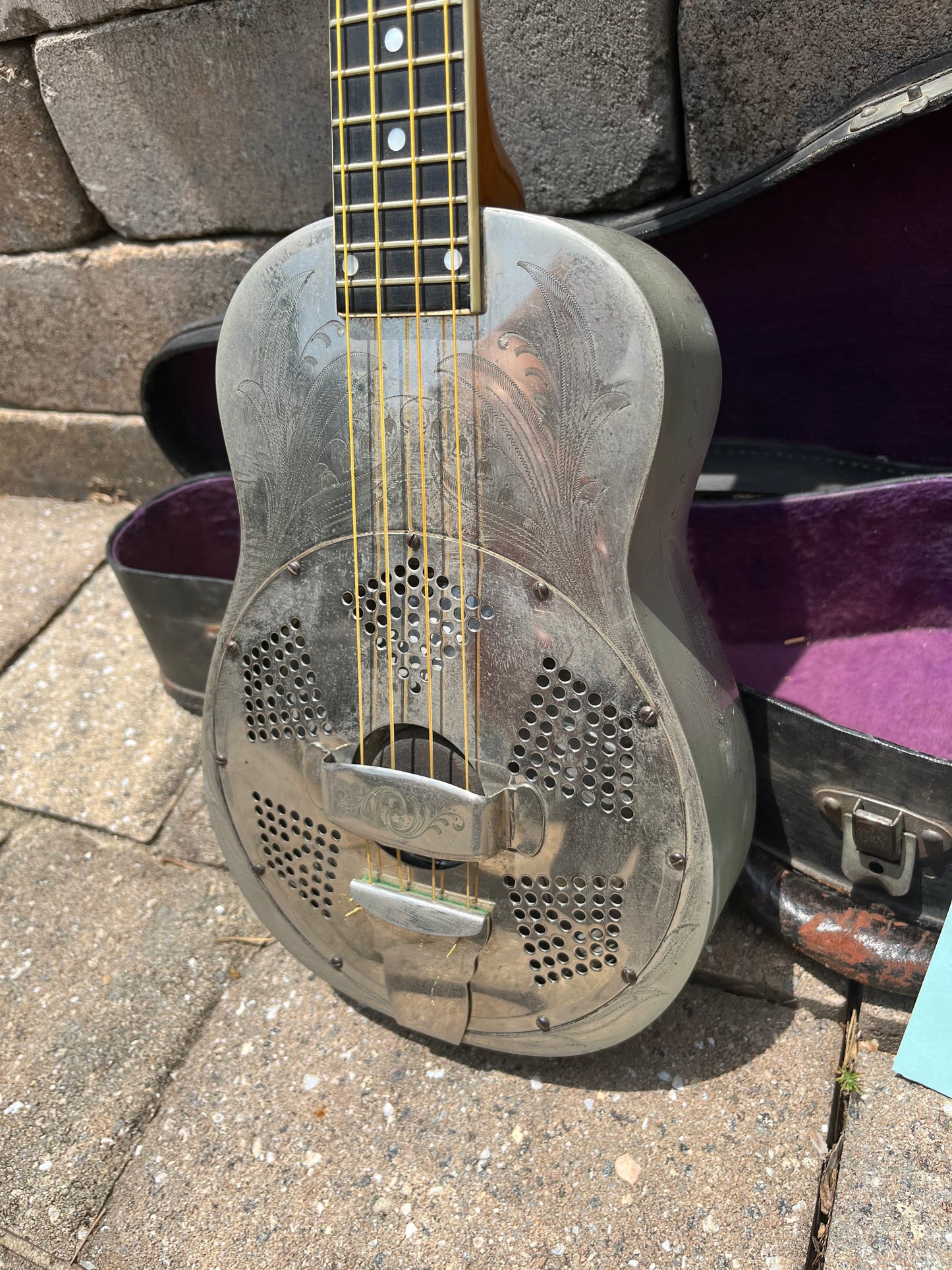 Vintage National Ukulele Style 3 Soprano Lilys of The Valley