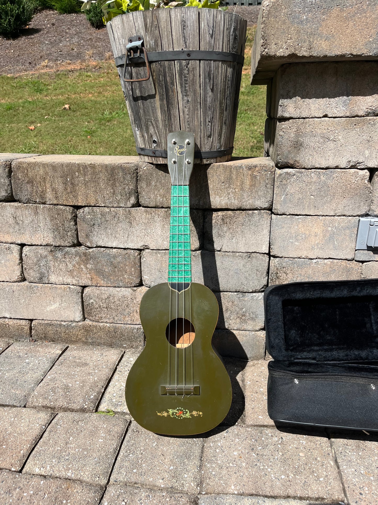Vintage Regal Concert Green Ukulele