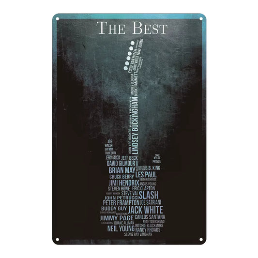 "The Best" Metal Sign