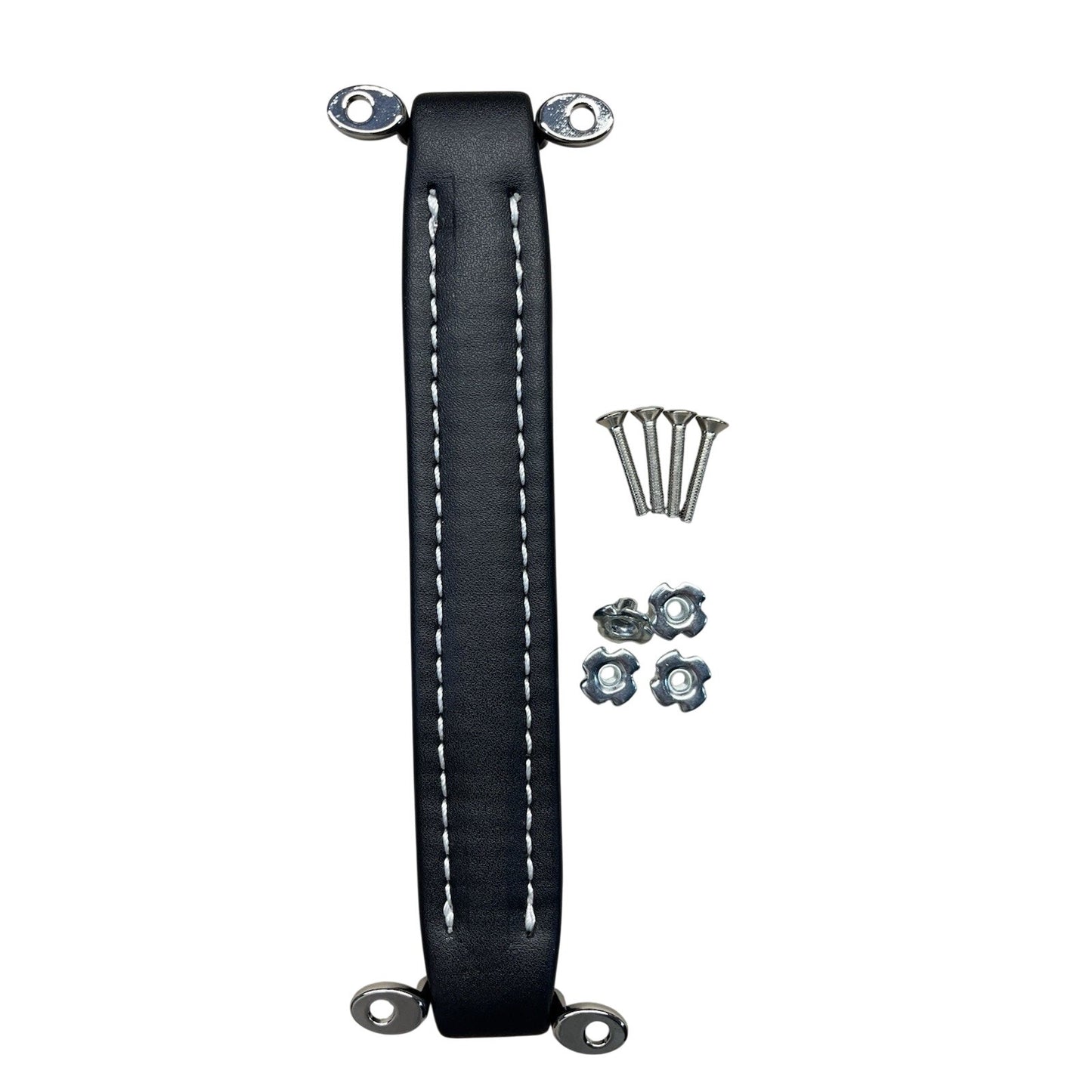 New Leather 8inch Black Guitar Amplifier Replacement Handle With Hardware