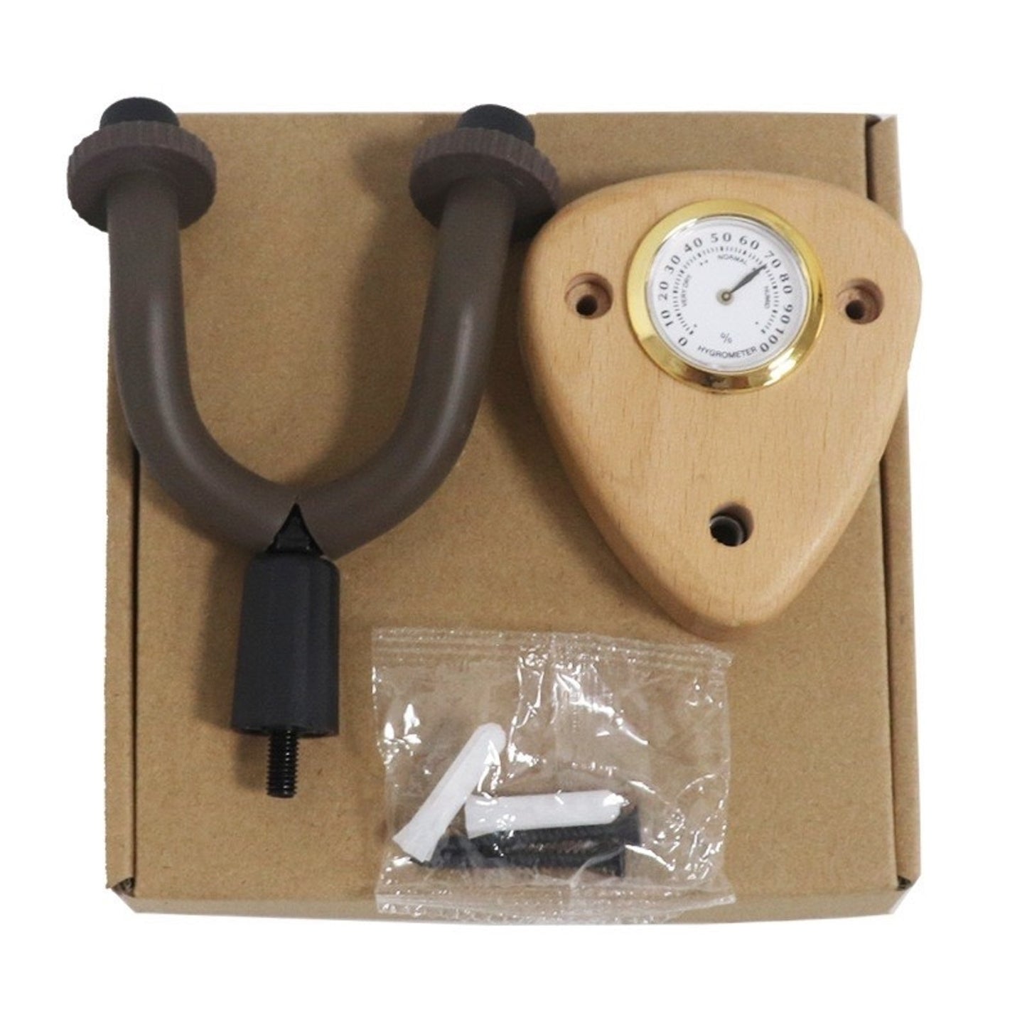 NEW Humidity Beech Black Walnut Wooden Pick Guitar Hook Wall Hanger