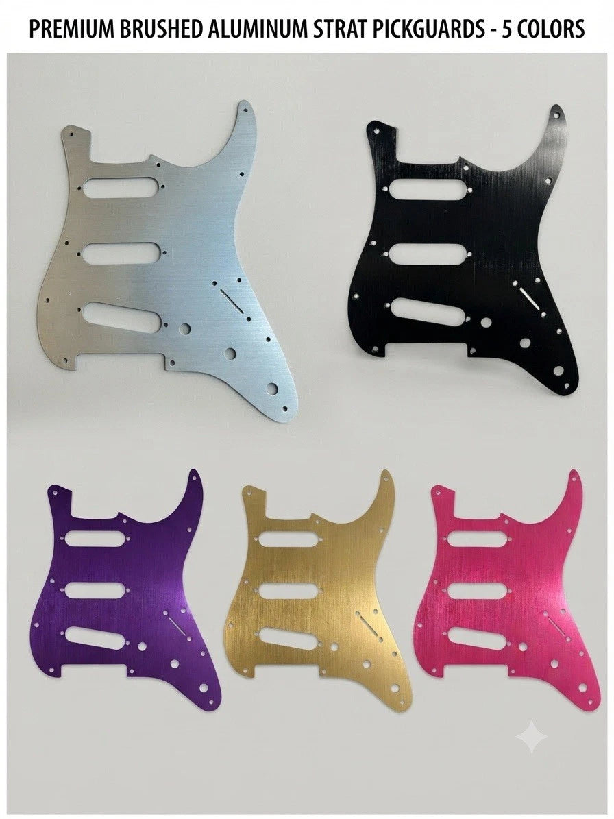 Stratocaster Aluminum Pickguard SSS