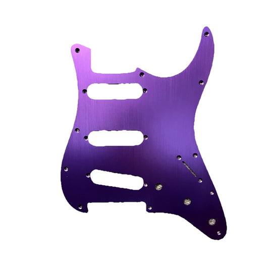 New Purple Brushed Anodized Aluminum Fender Stratocaster Guitar Pickguard