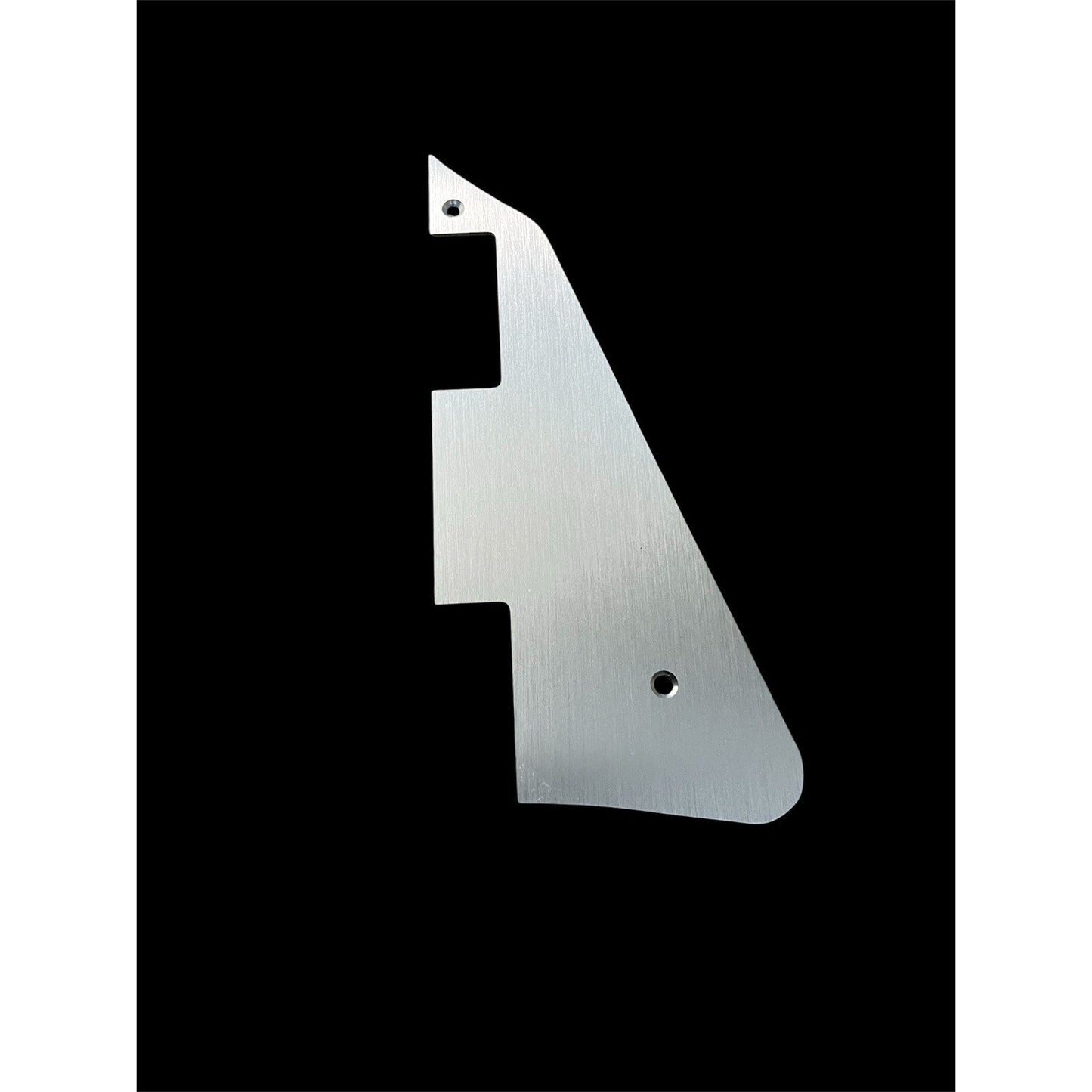 New Silver Brushed Anodized Aluminum L P Style Electric Guitar Pickguard PG