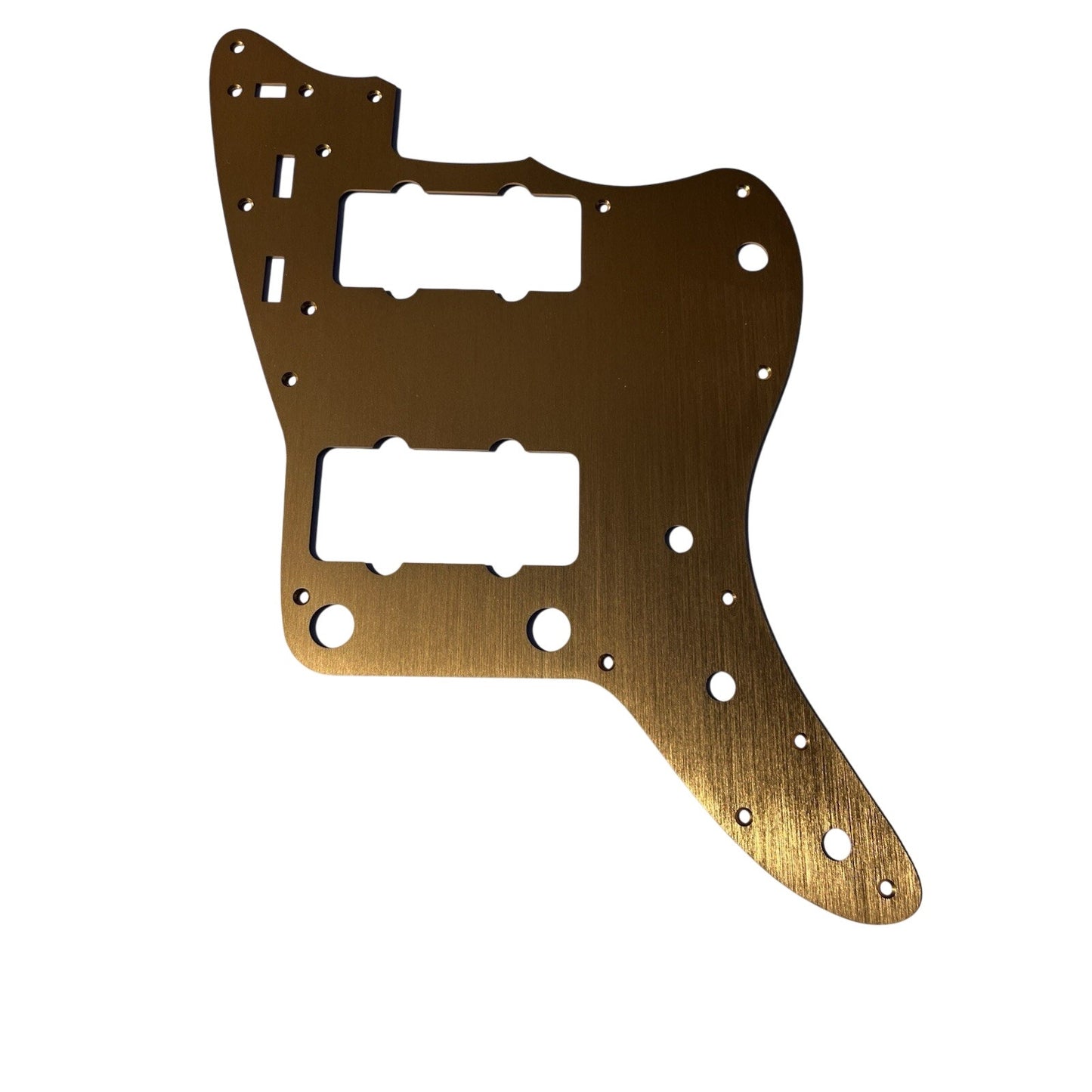 New Fender Jazzmaster Electric Guitar Brushed Gold Aluminum Pickguard
