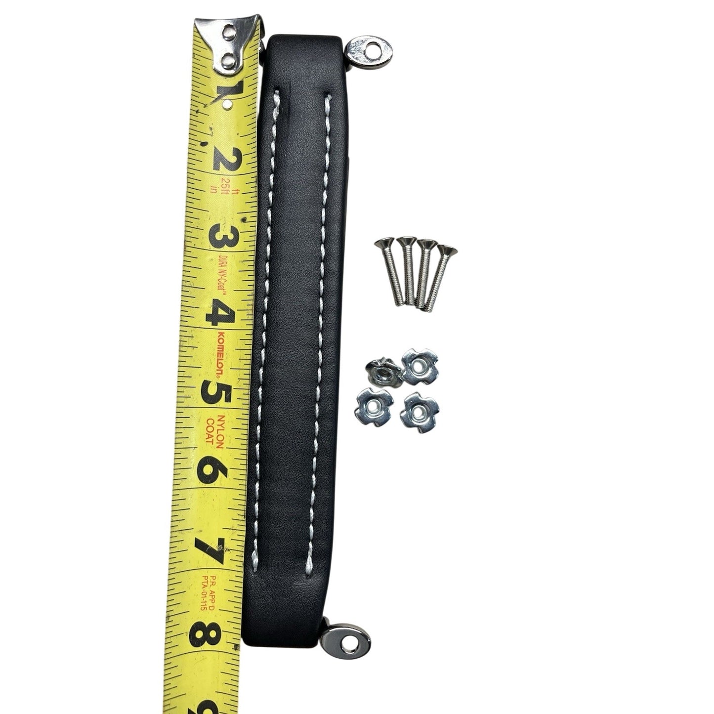 New Leather 8inch Black Guitar Amplifier Replacement Handle With Hardware