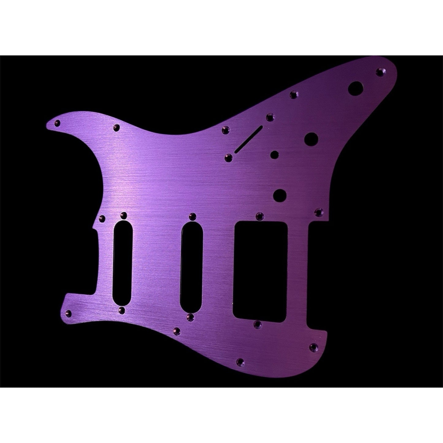 New Purple Brushed Anodized Aluminum SSH Stratocaster Electric Guitar Pickguard