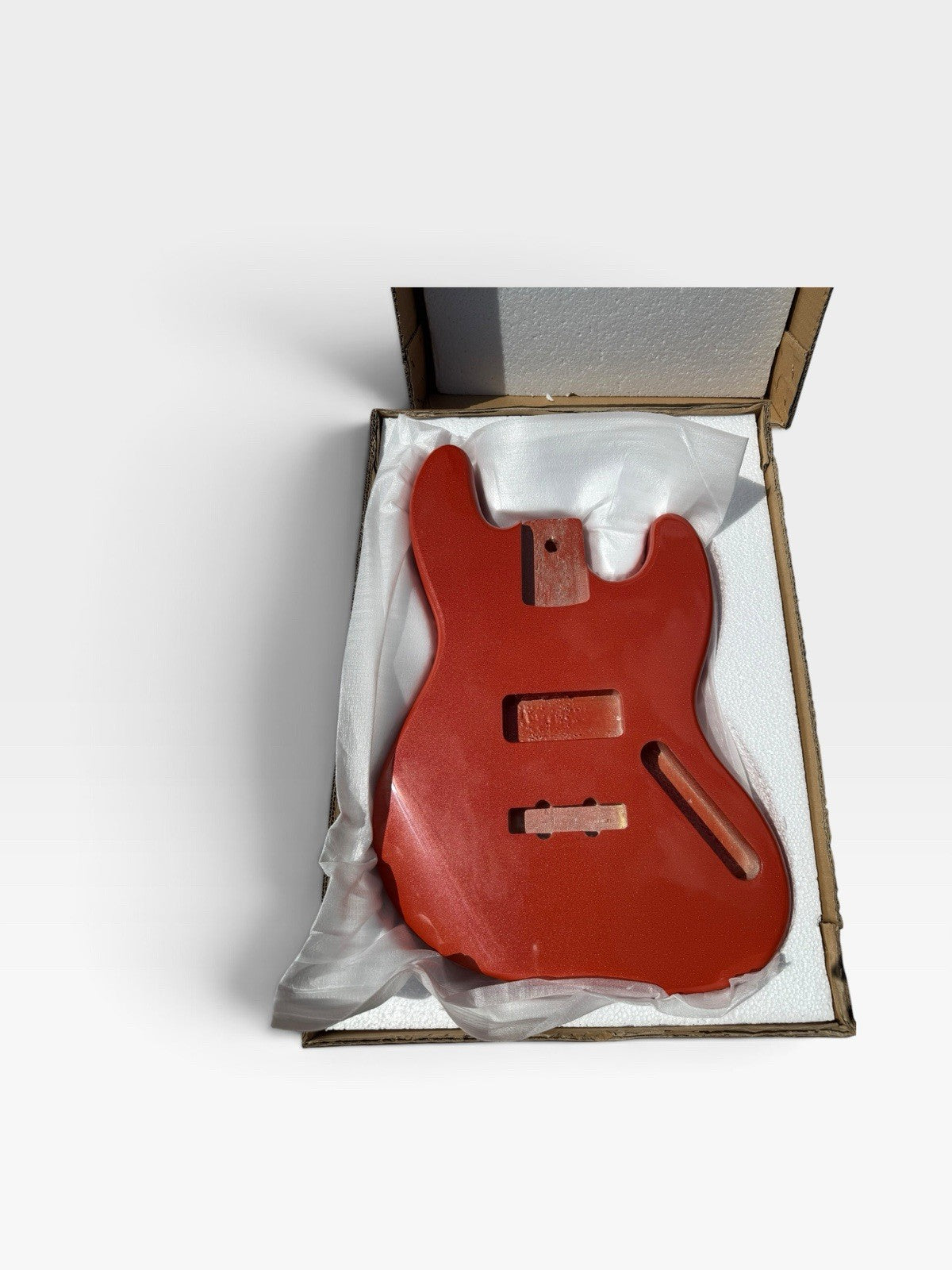 Jazz Bass DIY Project Body – Metallic Orange