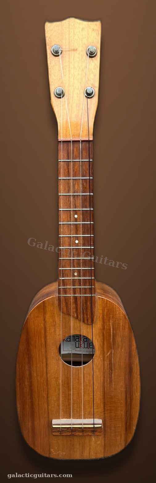 Vintage 1960’s Kamaka Koa Pineapple Ukulele