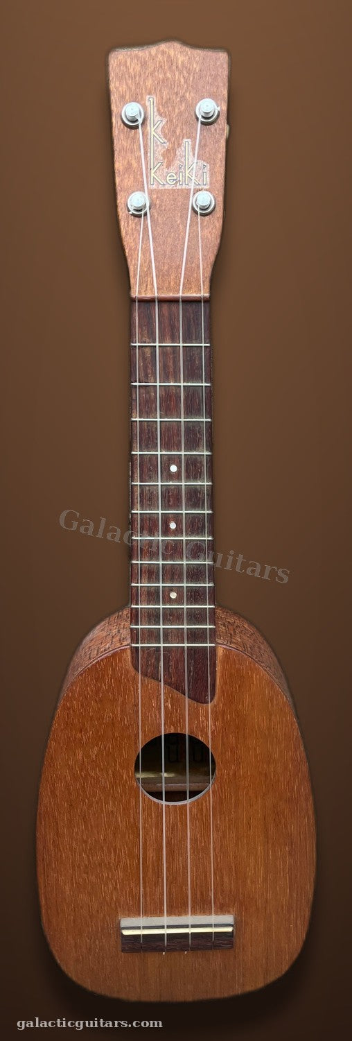 Vintage 1980s Kamaka Pineapple Mahogany Ukulele