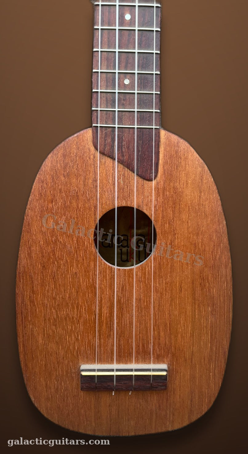 Vintage 1980s Kamaka Pineapple Mahogany Ukulele