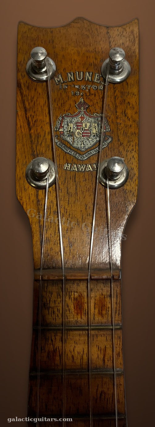 Vintage M Nunes Koa Hawaiian Ukulele