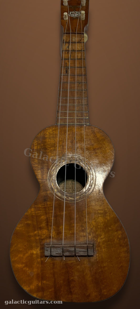 Vintage M Nunes Koa Hawaiian Ukulele