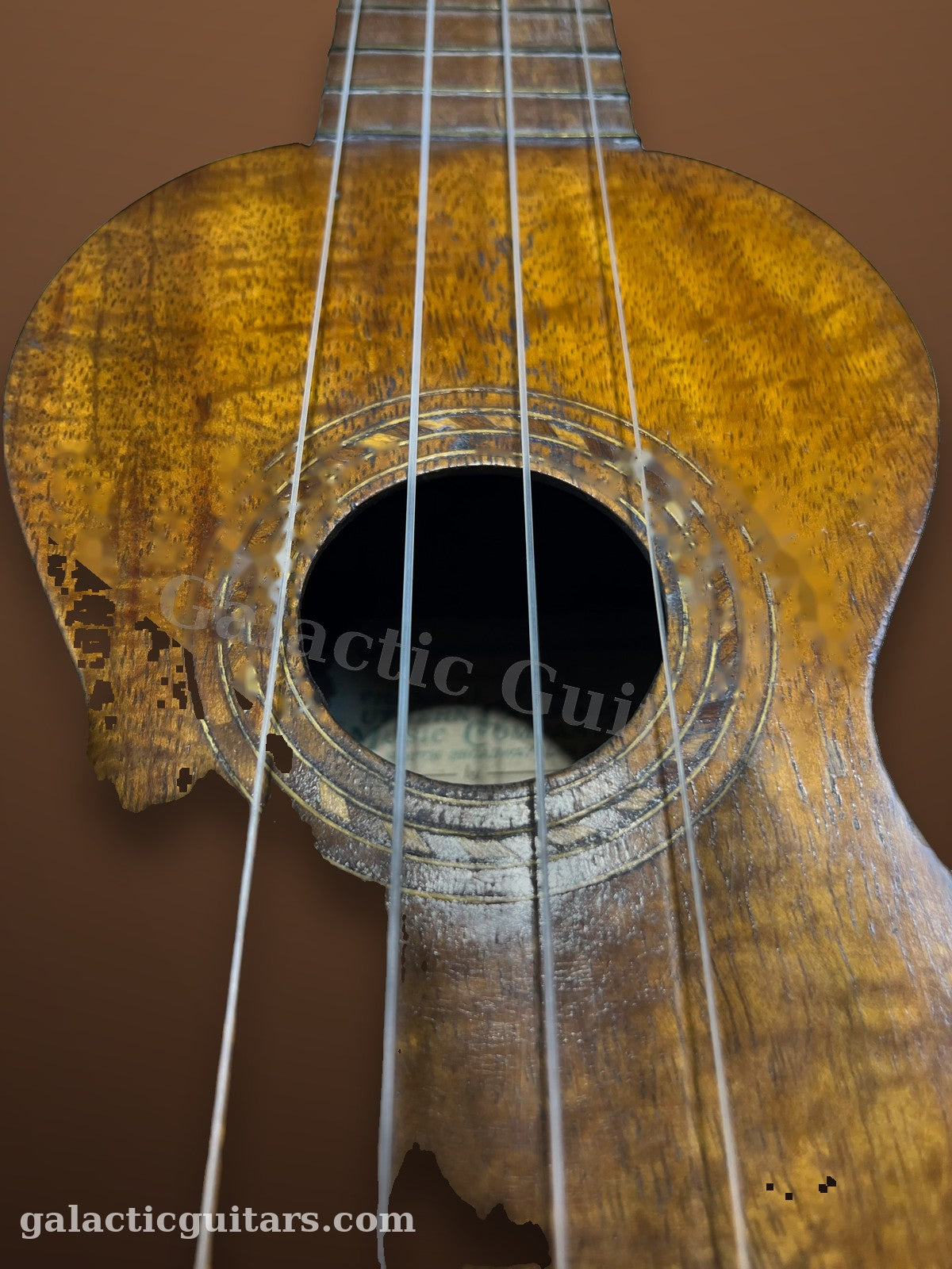 Vintage M Nunes Koa Hawaiian Ukulele
